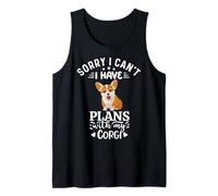 Mi dispiace non posso avere piani con il mio corgi Canotta