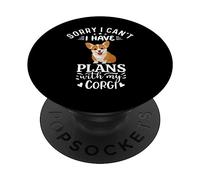 Mi dispiace non posso avere piani con il mio corgi PopSockets PopGrip Adesivo