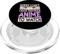 Mi dispiace non posso avere troppi anime per guardare Anime Manga PopSockets PopGrip per MagSafe