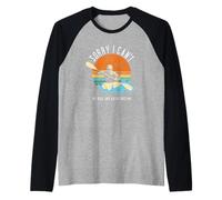 Mi Dispiace Non Posso Che i Miei Figli e Il Mio Kayak abbiano Bisogno di Me Whitewater Maglia con Maniche Raglan