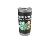 Mi dispiace non posso dover caricare i miei cristalli. Divertente amante della terra Bicchiere termico in acciaio inox doppia parete