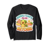 Mi Dispiace Non Posso Essere in chetosi chetogenica Dieta chetogenica Carnivora Maglia a Manica