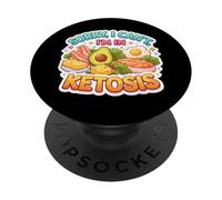 Mi dispiace non posso essere in chetosi chetogenica dieta chetogenica carnivora PopSockets PopGrip Adesivo