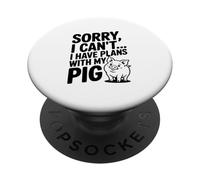 Mi dispiace non posso... ho piani con il mio maiale PopSockets PopGrip Adesivo