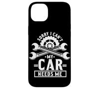 Mi dispiace Non Posso La Mia Auto Ha Bisogno Di Me Amante Di Auto Garage Meccanico Custodia per iPhone 14 Plus
