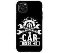 Mi dispiace Non Posso La Mia Auto Ha Bisogno Di Me Amante Di Auto Garage Meccanico Custodia per iPhone 11 Pro Max