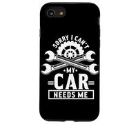 Mi dispiace Non Posso La Mia Auto Ha Bisogno Di Me Amante Di Auto Garage Meccanico Custodia per iPhone SE (2020) / 7 / 8
