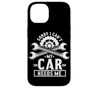 Mi dispiace Non Posso La Mia Auto Ha Bisogno Di Me Amante Di Auto Garage Meccanico Custodia per iPhone 14