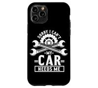 Mi dispiace Non Posso La Mia Auto Ha Bisogno Di Me Amante Di Auto Garage Meccanico Custodia per iPhone 11 Pro