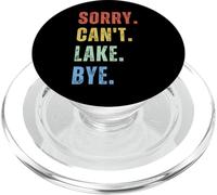 Mi dispiace non posso lago Bye, Lake Life Boating lover Lake uomini donne PopSockets PopGrip per MagSafe