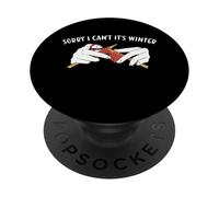 Mi dispiace non posso lavorare a maglia invernale PopSockets PopGrip Adesivo