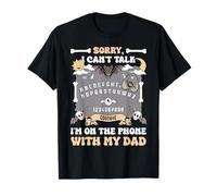 Mi Dispiace Non Posso Parlare di Essere al Telefono con Mio Padre Ouija Board Maglietta