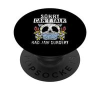 Mi dispiace non posso parlare Ho avuto chirurgia della mascella Recupero interventi chirurgici di supporto PopSockets PopGrip Adesivo
