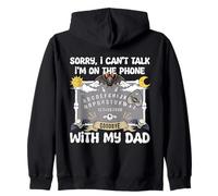 Mi Dispiace Non Posso Parlare Sono al Telefono con Mio Padre Ouija Felpa con Cappuccio