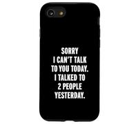 Mi dispiace non posso parlarti oggi Custodia per iPhone SE (2020) / 7/8