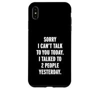 Mi dispiace non posso parlarti oggi Custodia per iPhone XS Max