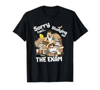 Mi Dispiace Non Posso studiare per l'esame Divertente Test Studente Prendere Maglietta
