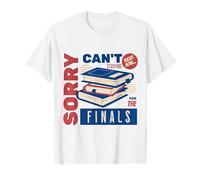 Mi Dispiace Non riesco a studiare per Le finali Libri di Esame Studente Universitario Maglietta