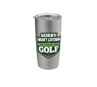 Mi dispiace non stavo ascoltando, stavo pensando al golfista di golf Bicchiere termico in acciaio inox doppia parete