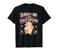 Mi Dispiace per Il 99 Dilly Dallying Matcha Lamb Coquette Girl Maglietta