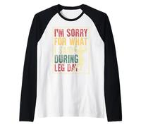 Mi Dispiace per Quello Che Ho Detto Durante la Giornata delle Gambe Maglia con Maniche Raglan