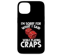 Mi dispiace per quello che ho detto gioco d'azzardo Craps Custodia per iPhone 13