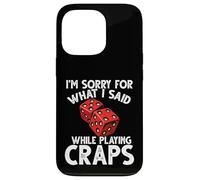 Mi dispiace per quello che ho detto gioco d'azzardo Craps Custodia per iPhone 13 Pro