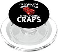 Mi dispiace per quello che ho detto gioco d'azzardo Craps PopSockets PopGrip per MagSafe