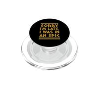 Mi dispiace Sono in ritardo (Ero in un'epopea) Odysseus Mitologia greca PopSockets PopGrip per MagSafe