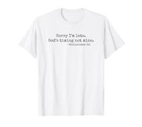 Mi Dispiace Sono in Ritardo Il Suo tempismo Non Mio Ecclesiaste 3:1 Vintage Maglietta