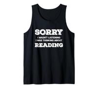 Mi Dispiace stavo pensando di Leggere Gli Amanti dei Libri Canotta