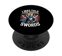 Mi è stato detto che ci sarebbe stato un cavaliere di spade PopSockets PopGrip Adesivo
