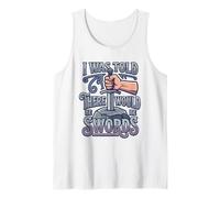 Mi è Stato Detto Che Ci sarebbero State Spade Divertente Rpg Gamer da Tavolo Canotta