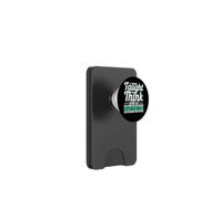Mi è stato insegnato a pensare prima di agire sarcasmo regali donne uomini PopSockets PopWallet per MagSafe