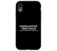 Mi Esposa dadi que tengo 2 Fallas no Escucho y Algo Mas Custodia per iPhone XR