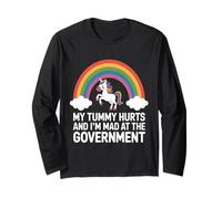 Mi Fa Male la Pancia e Sono Arrabbiato con Il Governo Maglia a Manica