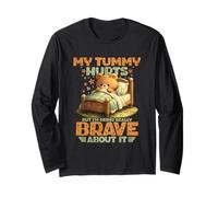 Mi Fa Male la Pancia ma ne Sono Davvero Coraggioso Maglia a Manica