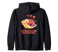 Mi Fai Uscire dal Mio Guscio Eremita Granchio Amore Felpa con Cappuccio