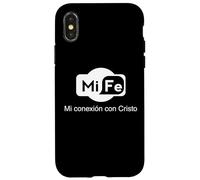 Mi Fe, mi conexión con Cristo, Believer Faith God Religious Custodia per iPhone X/XS