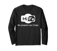 Mi Fe, Mi conexión con Cristo, Believer Faith God Religious Maglia a Manica