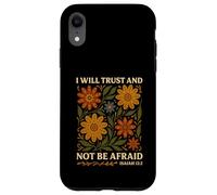 Mi fiderò e non avrò paura Boho Floral Wildflower Custodia per iPhone XR