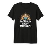 Mi Godo Davvero lunedì Positivo Workday Coffee Lover Maglietta Premium