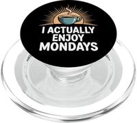 Mi godo davvero lunedì positivo Workday Coffee Lover PopSockets PopGrip per MagSafe