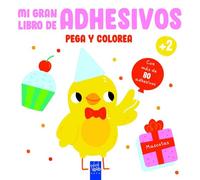 Mi gran libro de adhesivos pega y colorea. Mascotas