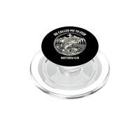 Mi ha chiamato a pescare Christian Fisherman PopSockets PopGrip per MagSafe