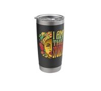 Mi ha risposto sussurrando «I am the Storm Black History Month» Bicchiere termico in acciaio inox doppia parete