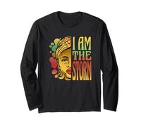 Mi ha risposto sussurrando «I am The Storm Black History Month» Maglia a Manica