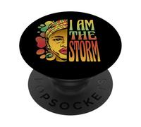 Mi ha risposto sussurrando «I am the Storm Black History Month» PopSockets PopGrip Adesivo