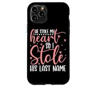 Mi ha rubato il cuore così ho rubato il suo cognome moglie sposata Custodia per iPhone 11 Pro
