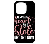 Mi ha rubato il cuore così ho rubato il suo cognome moglie sposata Custodia per iPhone 15 Pro